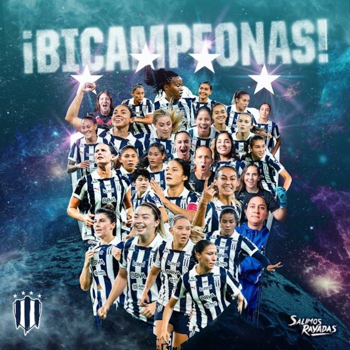 ¡Las Rayadas son bicampeonas! tras vencer a Tigres