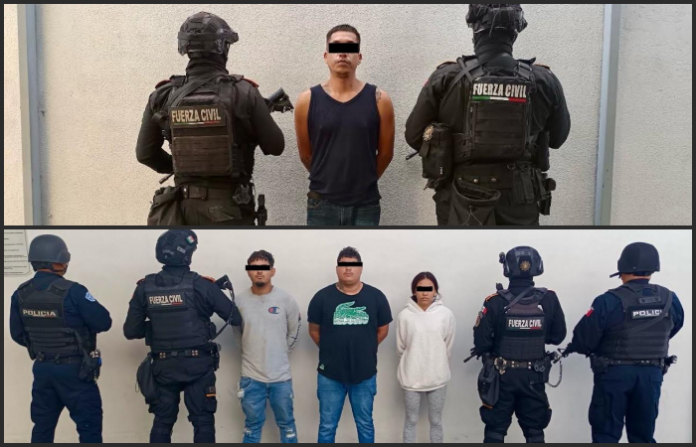 Capturan a cuatro generadores de violencia en operativos coordinados en Apodaca y El Carmen