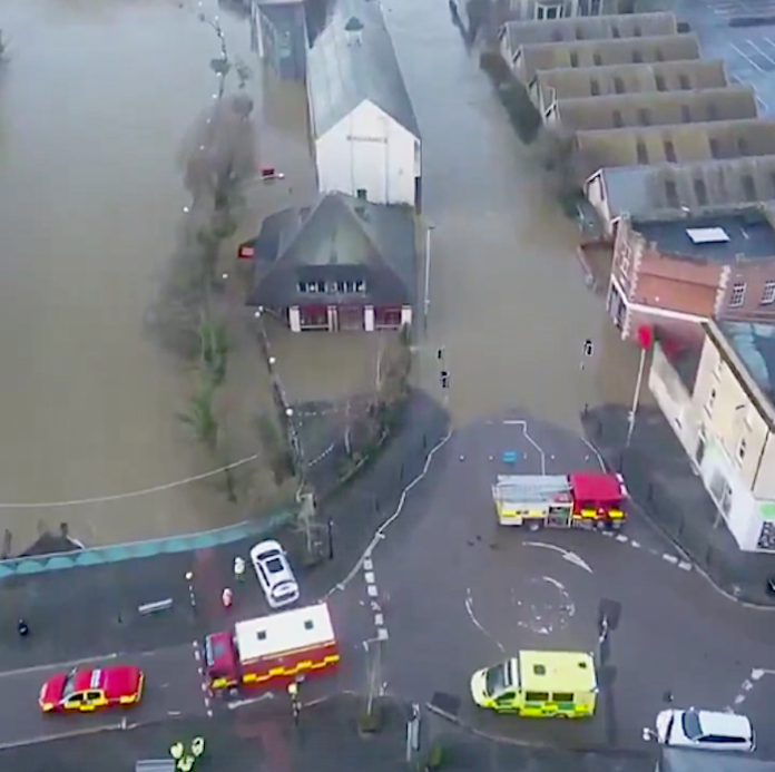 Unos 220 edificios inundados en varias regiones de Inglaterra por la tormenta Bert
