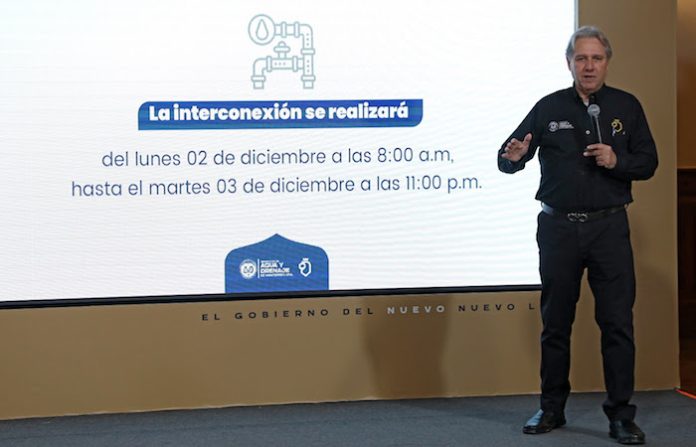 Agua y Drenaje anuncia interconexión definitiva para garantizar agua en Santa Catarina y García