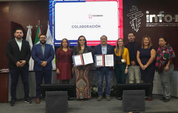 Escobedo y el INFONL fortalecen la transparencia y protección de datos con convenio
