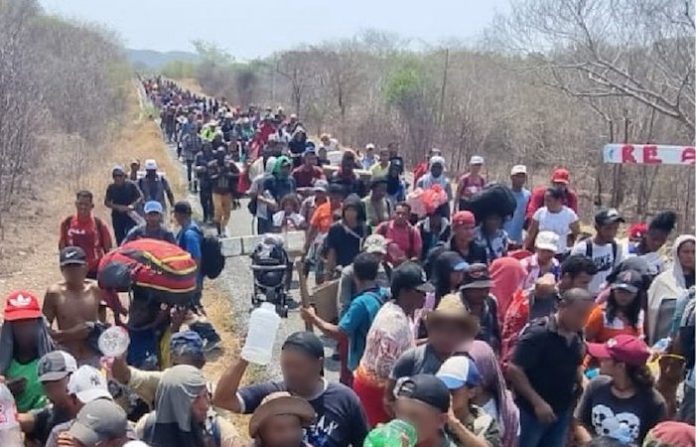 México afirma que caravanas de migrantes son impedidas de llegar a frontera norte con EU