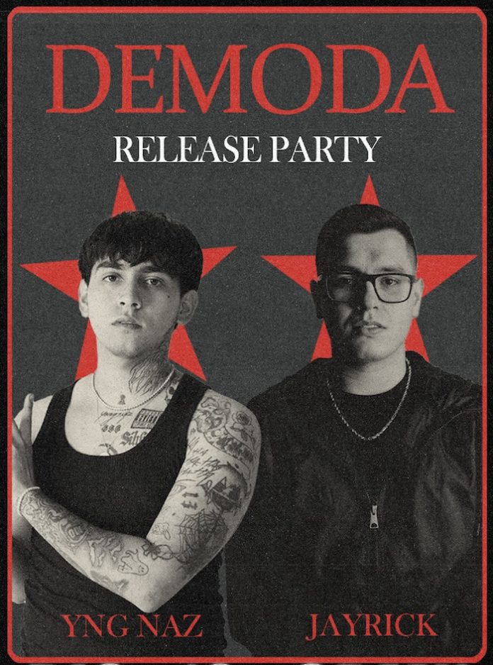 YNG NAZ te invita al evento de lanzamiento de su nuevo álbum: Demoda