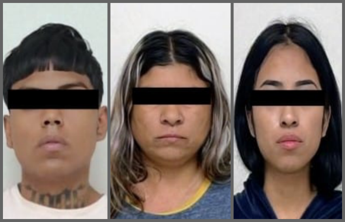 Fiscalía de Nuevo León presenta a los tres implicados en el secuestro de un bebé en Escobedo