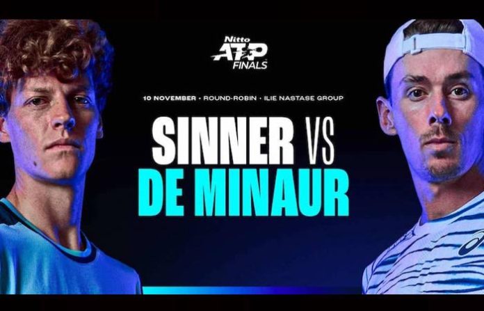 Sinner y Miñaur, el duelo más esperado en el día 1 en Turín