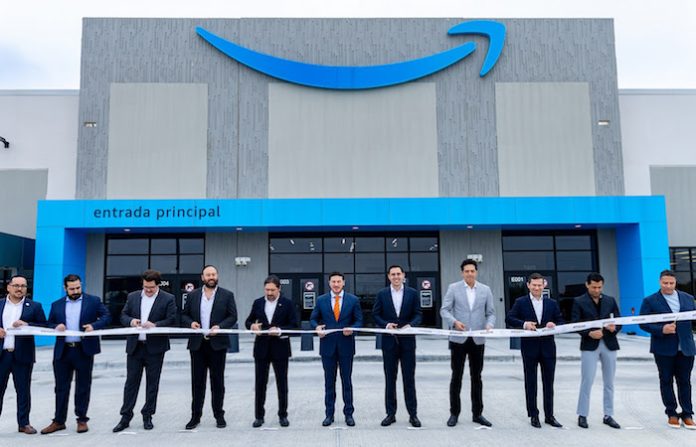 Amazon inaugura su segundo centro de envíos en Nuevo León con una inversión de 4 mil millones de pesos