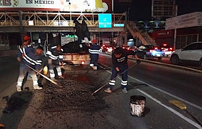 Dan mantenimiento integral a importantes avenidas del poniente de Monterrey