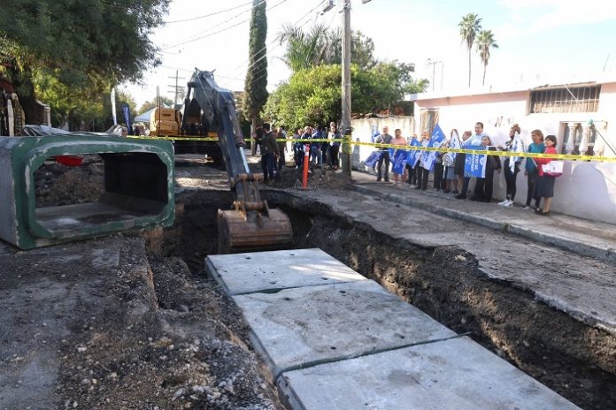 San Nicolás inicia obra pluvial para prevenir inundaciones en la colonia Del Lago