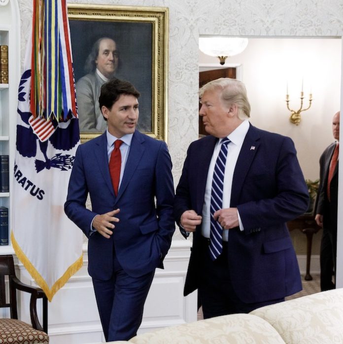Trump vuelve a desafiar a Trudeau y lo llama “gobernador del gran estado de Canadá”