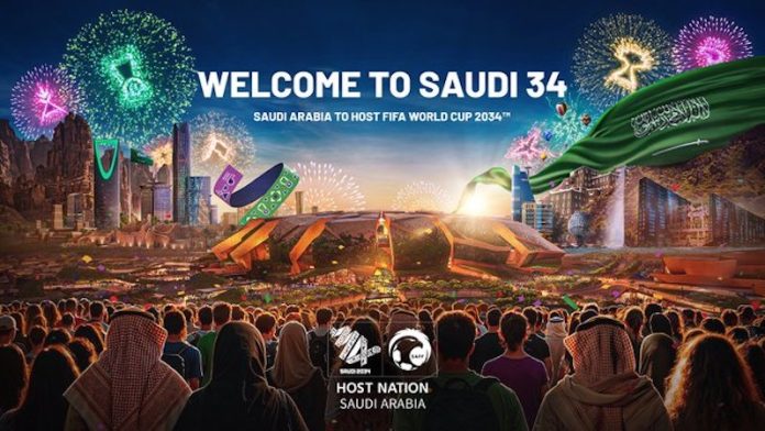 Arabia Saudí albergará la Copa Mundial de Fútbol de 2034