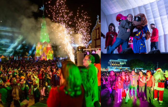 Escobedo enciende la alegría con su pino navideño y festividades decembrinas