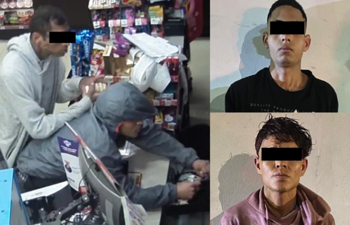 Detienen a dos hombres con droga; los investigan por robos en Monterrey