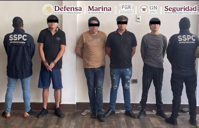 Detienen a cuatro sujetos armados en operativo en Sinaloa