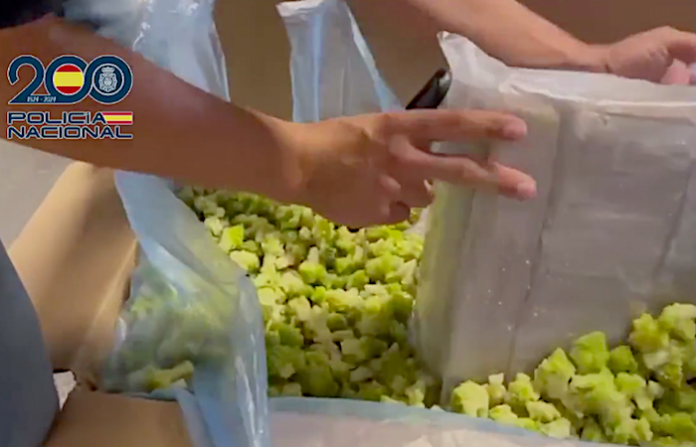 Desarticulan en España un grupo criminal que enviaba drogas al Reino Unido entre brócoli