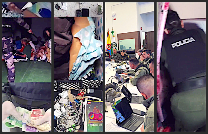 Video: Policía colombiana realiza megaoperativo contra redes criminales en cárceles del país