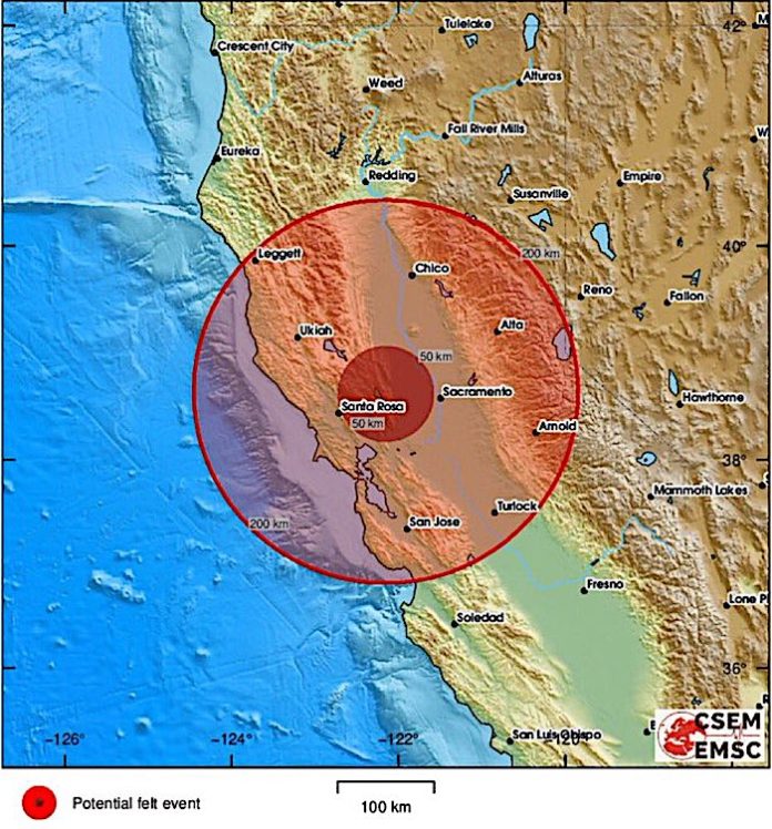 Sismo de magnitud 7 sacude California y dispara alerta de tsunami