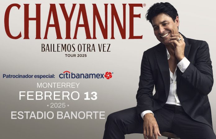 Chayanne vuelve a Monterrey con su gira “Bailamos otro vez” Tour 2025