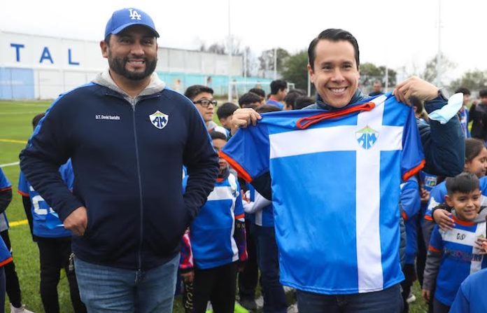 Inauguran nueva cancha deportiva en San Nicolás