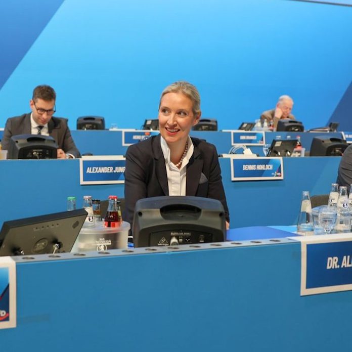 Partido AfD alemán aprueba a su copresidenta Weidel como candidata al puesto de canciller