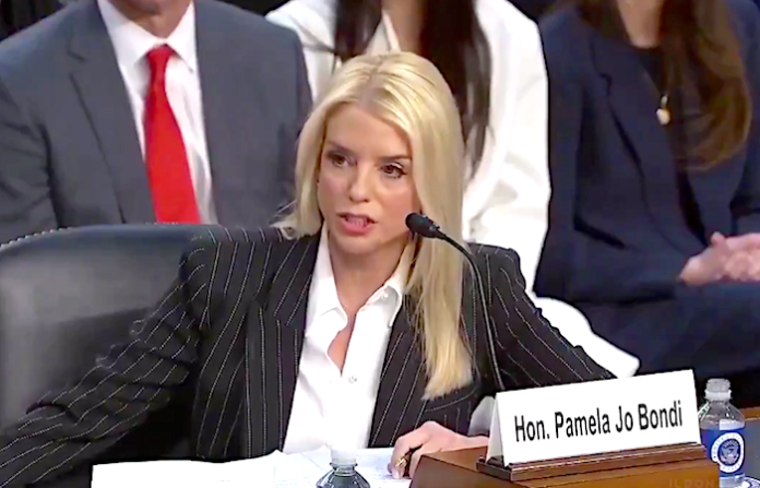 Candidata a fiscal general de Trump promete acabar con politización de la justicia en EU