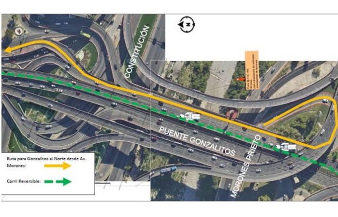 Monterrey probará contraflujo en Gonzalitos para reducir tiempos de traslado