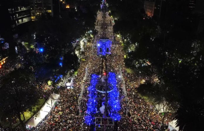 La Ciudad de México despide 2024 con una discoteca monumental en Paseo de la Reforma