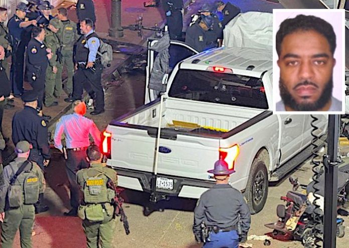 Al menos 15 muertos y 35 heridos después de que un vehículo arrollara a multitud en Nueva Orleans; el FBI identifica al atacante