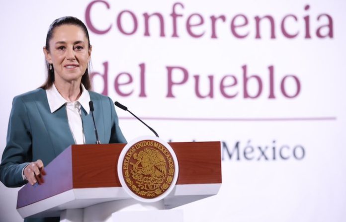 Presidenta de México felicita a Trump y plantea diálogo, respeto y cooperación