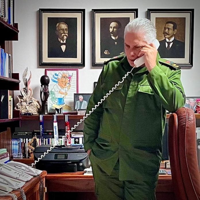 Presidente de Cuba critica a “políticos cínicos” de EU que “lucran” con su país