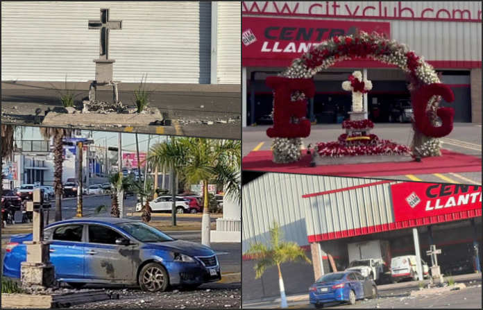 Explosión en estado mexicano de Sinaloa destruye monumento a hijo del narco Chapo Guzmán