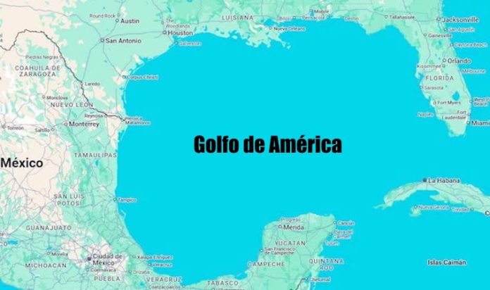 Gobierno de EU cambia oficialmente nombre de Golfo de México y montaña en Alaska