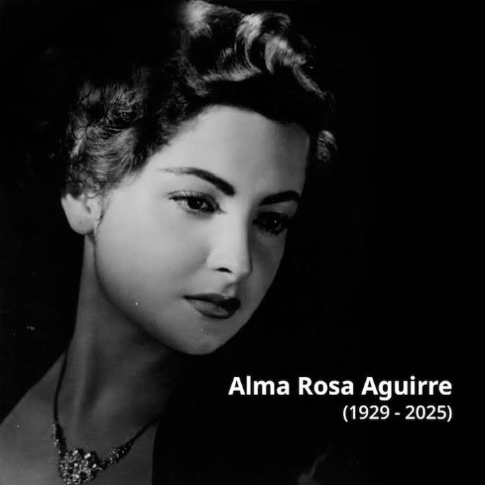 Fallece Alma Rosa Aguirre, leyenda del Cine de Oro Mexicano, a los 95 años