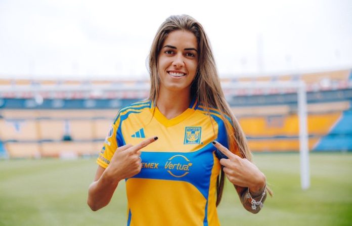 “Es el más grande de México”: Jheniffer Cordinali emocionada en su llegada a Tigres Femenil