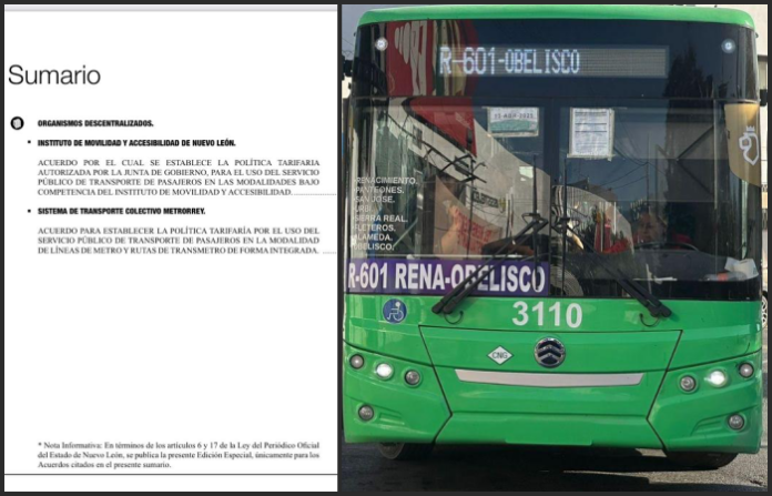 Descontento en Nuevo León: el tarifazo al transporte público profundiza el malestar social