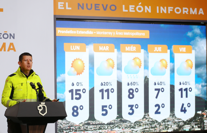 Protección Civil de Nuevo León activa operativos y emite recomendaciones por llegada del frente frío #21