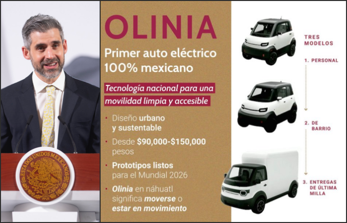 México presenta primera armadora de vehículos eléctricos