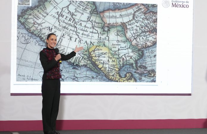 Sheinbaum responde a Trump y propone llamar “América Mexicana” a Norteamérica