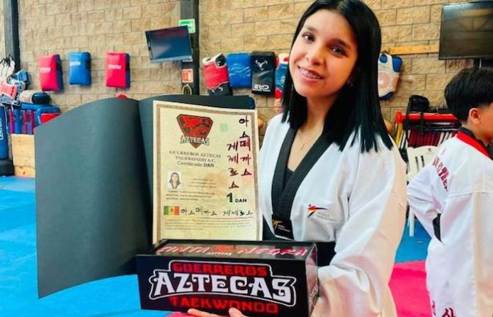 Evolet Rentería cumple sueño y se une al equipo nacional de para taekwondo
