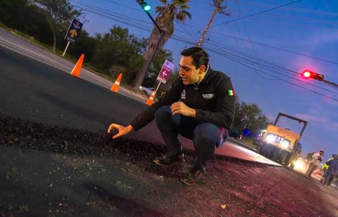 Avanza rehabilitación de la carretera Mezquital-Santa Rosa en Apodaca