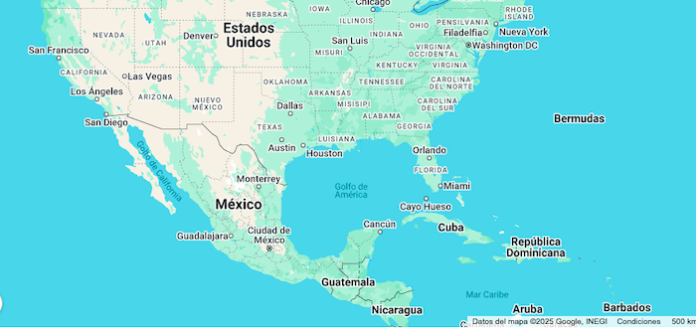 Demandará Claudia a Google si insiste en renombrar Golfo de México por decreto de Trump