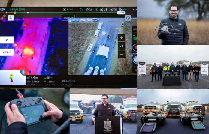 Santiago incorpora drones de alta gama para reforzar seguridad y protección civil