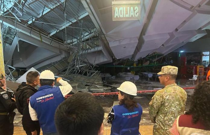 Suben a seis los muertos tras colapso de techo en centro comercial en el norte de Perú