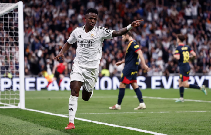 El Madrid vence al Girona con un golazo de Modrić y otro de Vini Jr.