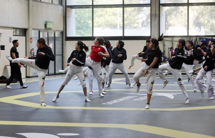 Taekwondoínes realizan pruebas morfofuncionales en el CNAR rumbo a justas internacionales