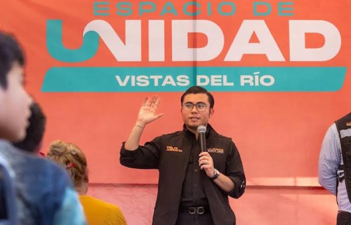 Alcalde Félix Arratia inaugura primer espacio de unidad en Col. Vistas del Río
