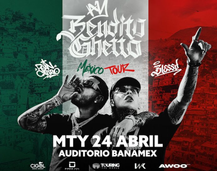 Ryan Castro & Blessd llevan la gira “¡Ay Bendito Ghetto!” a Monterrey tras rotundo éxito en Estados Unidos