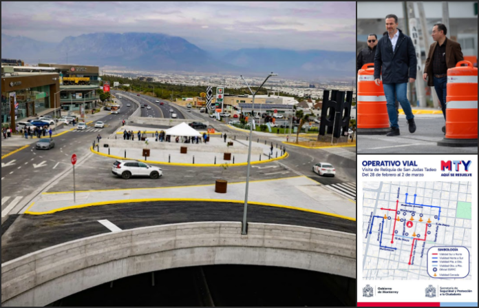 Monterrey refuerza infraestructura con nueva obra en Paseo de los Leones y Puerta de Hierro
