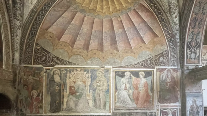 Un fresco revela la influencia islámica en las iglesias cristianas medievales