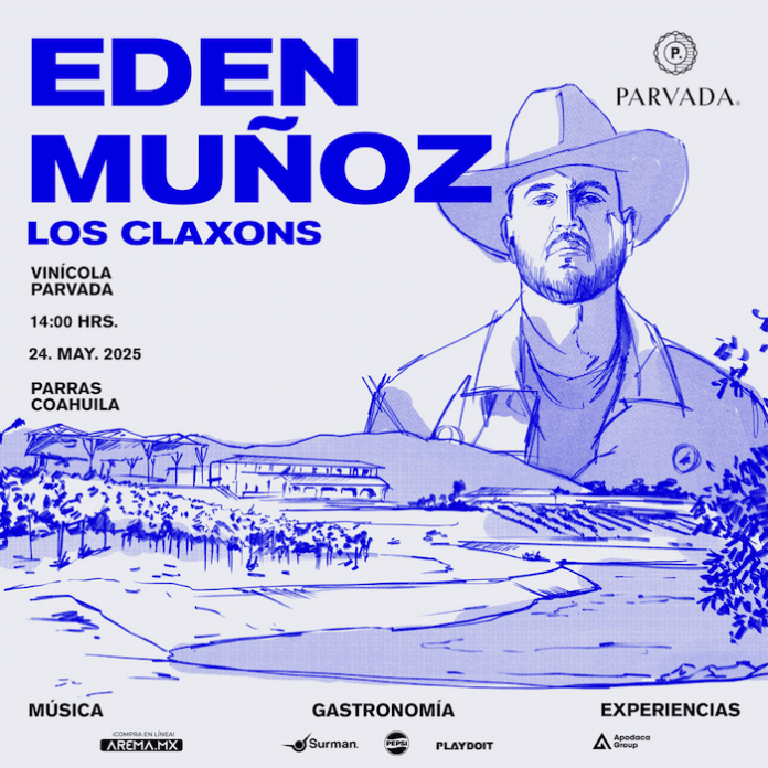 Eden Muñoz y Los Claxons armarán la fiesta en Vinícola Parvada