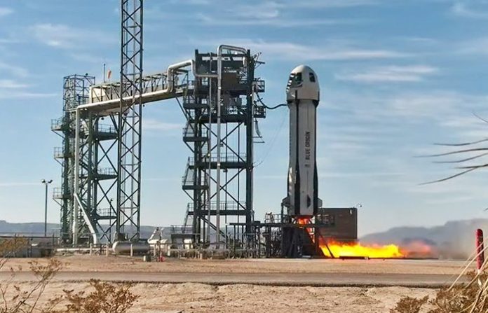 Blue Origin lanza misión suborbital para simular gravedad de la Luna